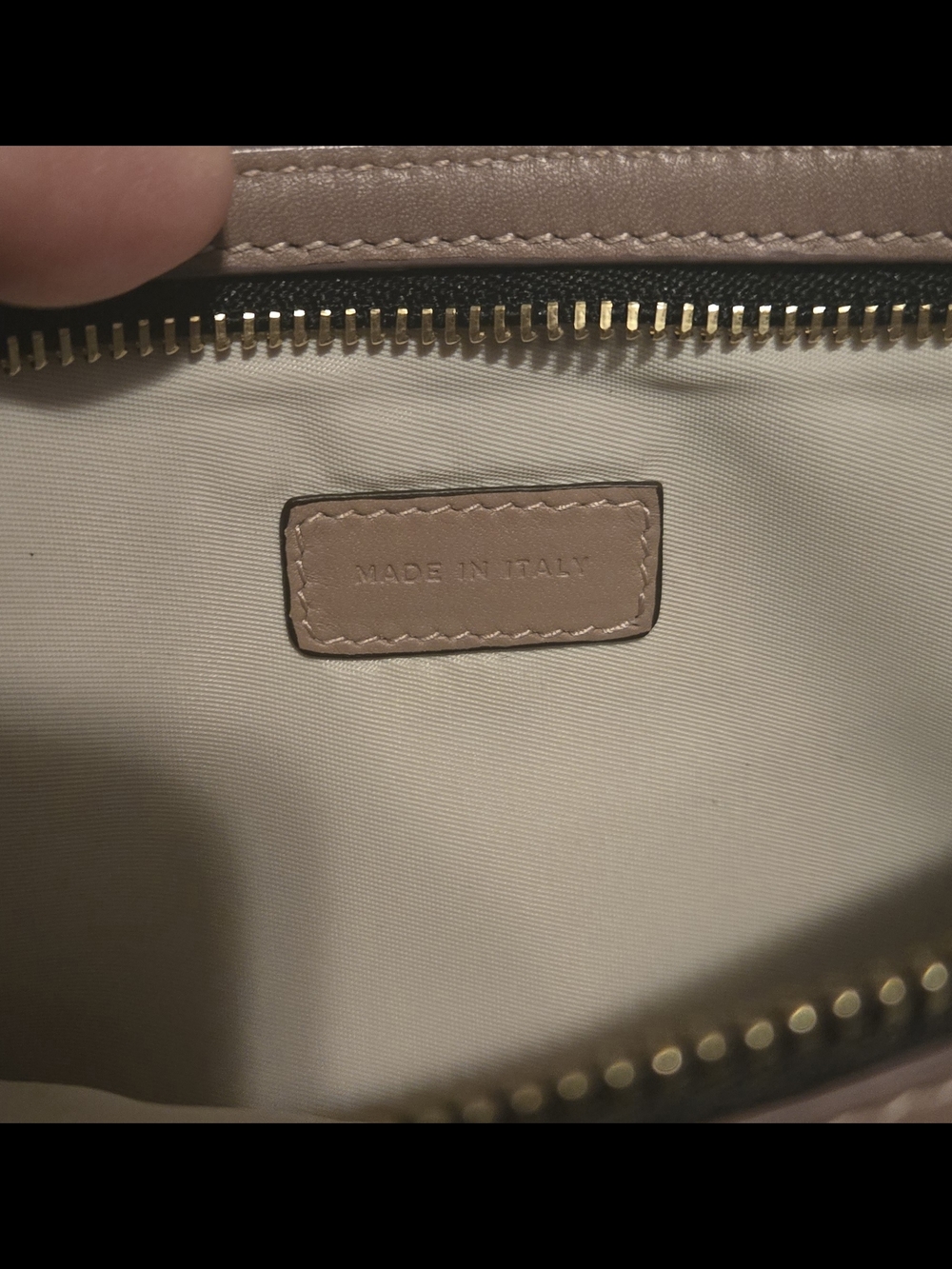 Smythson Mauve Perforated Leather Travel Pouch - Picture 8 of 12